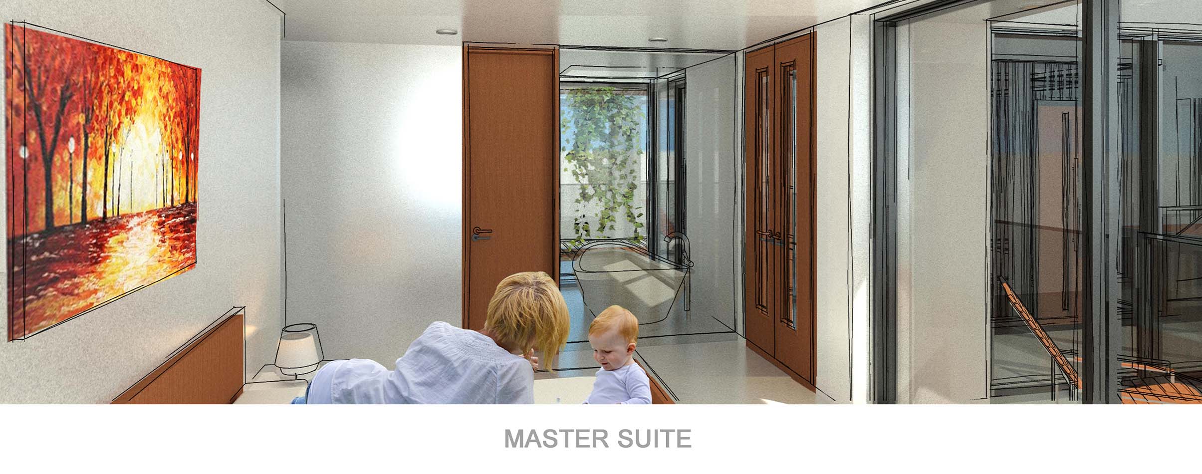 Tripartition — master suite